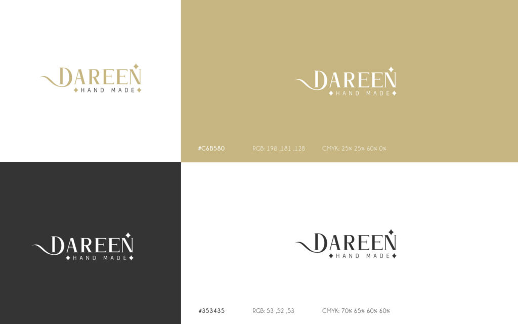 Dareen Fashion - Visual identity