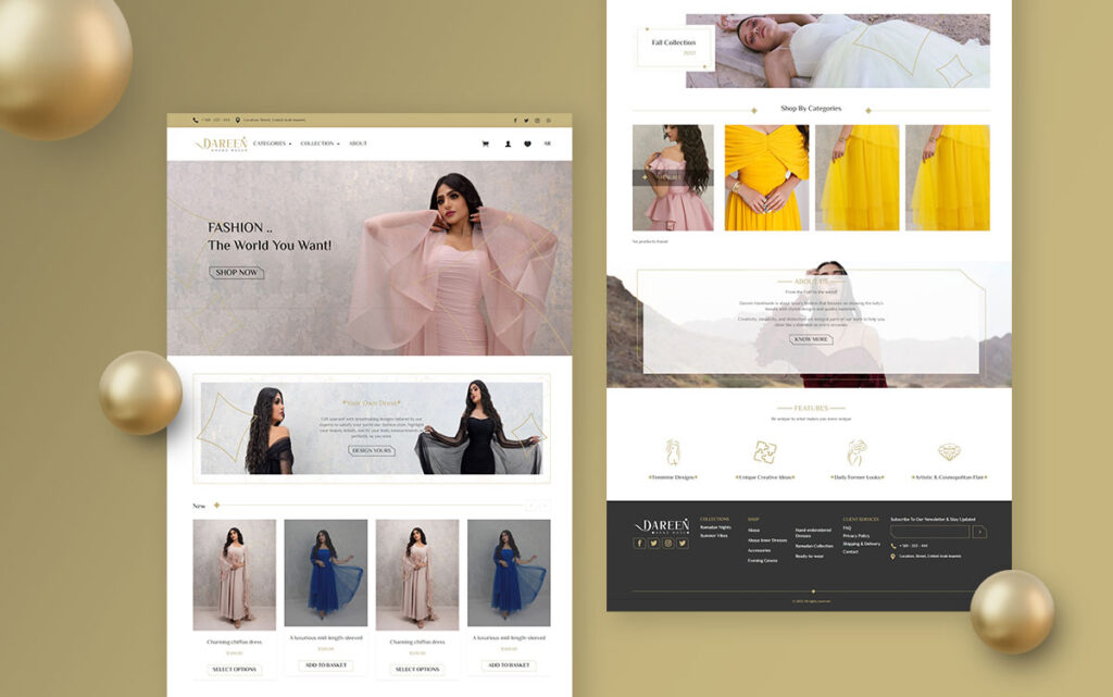 Dareen Fashion - Web Development